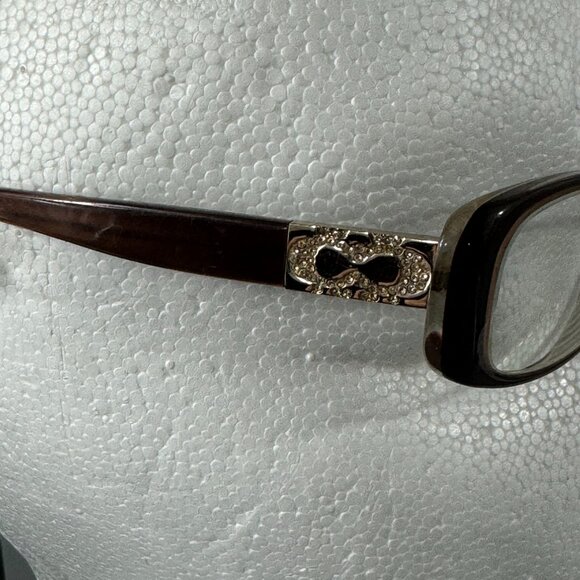 Coach Women's Eyeglasses Fionna 2010 Brown Rectangular Frame 49[]16 130 - Picture 5 of 12